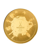 Münze 315 Jahre Meissen Porzellan 9999 Gold 1 Unze