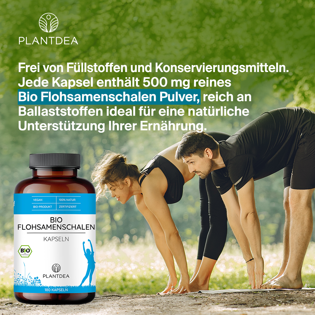 Bio Flohsamenschalen Kapseln