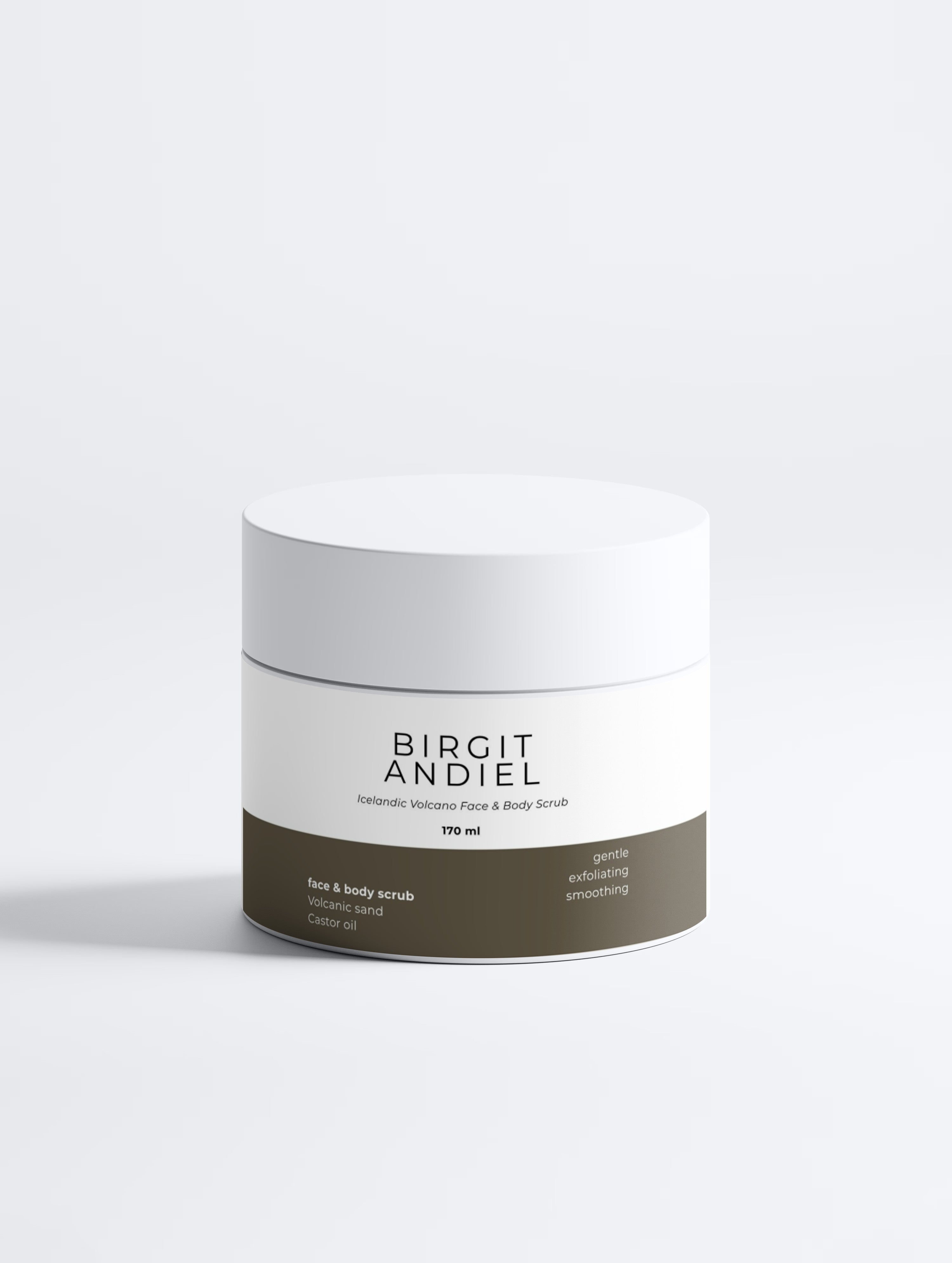 BIRGIT ANDIEL VELVET BODY Vulkansand Scrub für Gesicht & Körper – glatte Haut, frischer Glow
