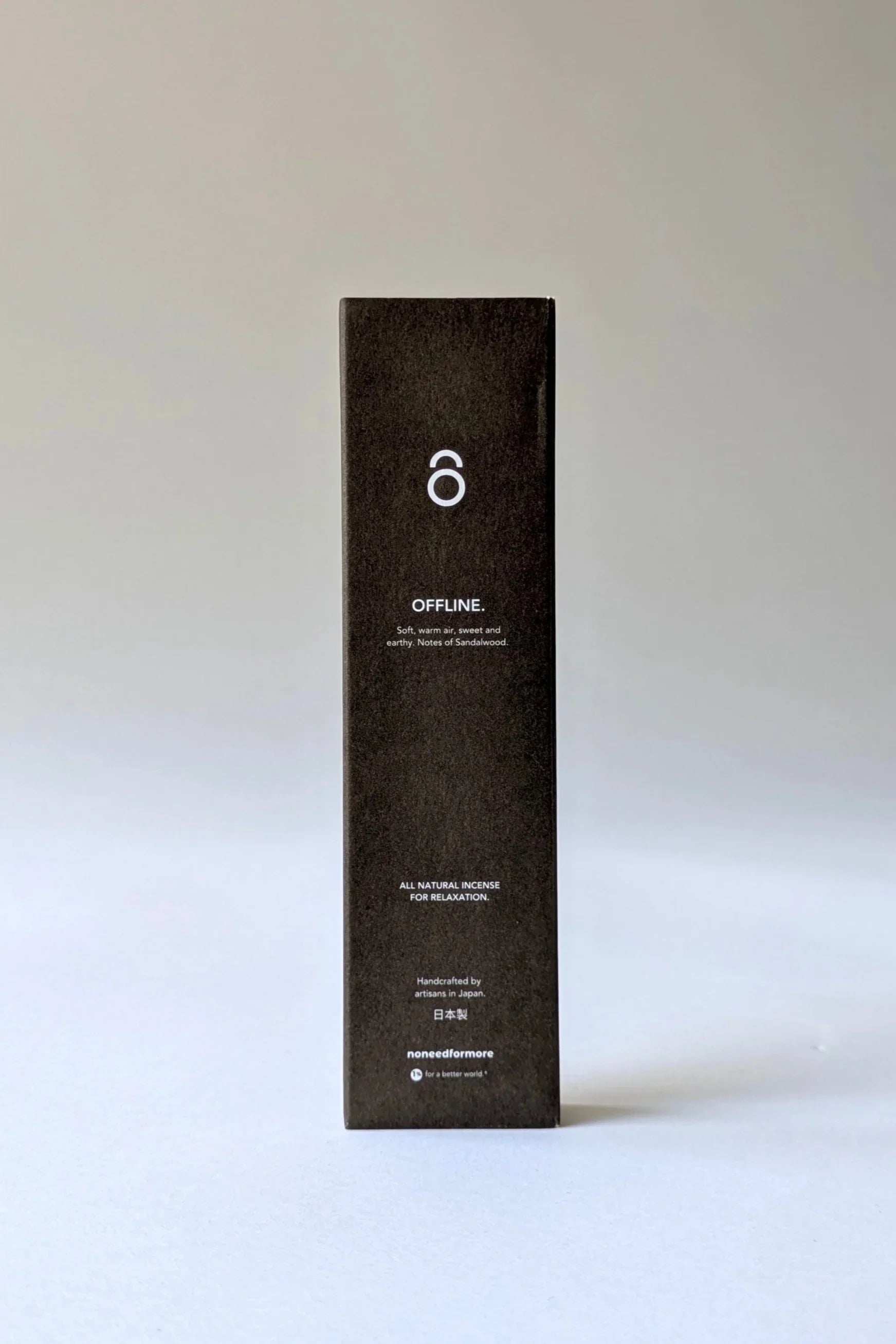 no need for more - Natürliche Räucherstäbchen - "Offline" - sanftes Sandelholz