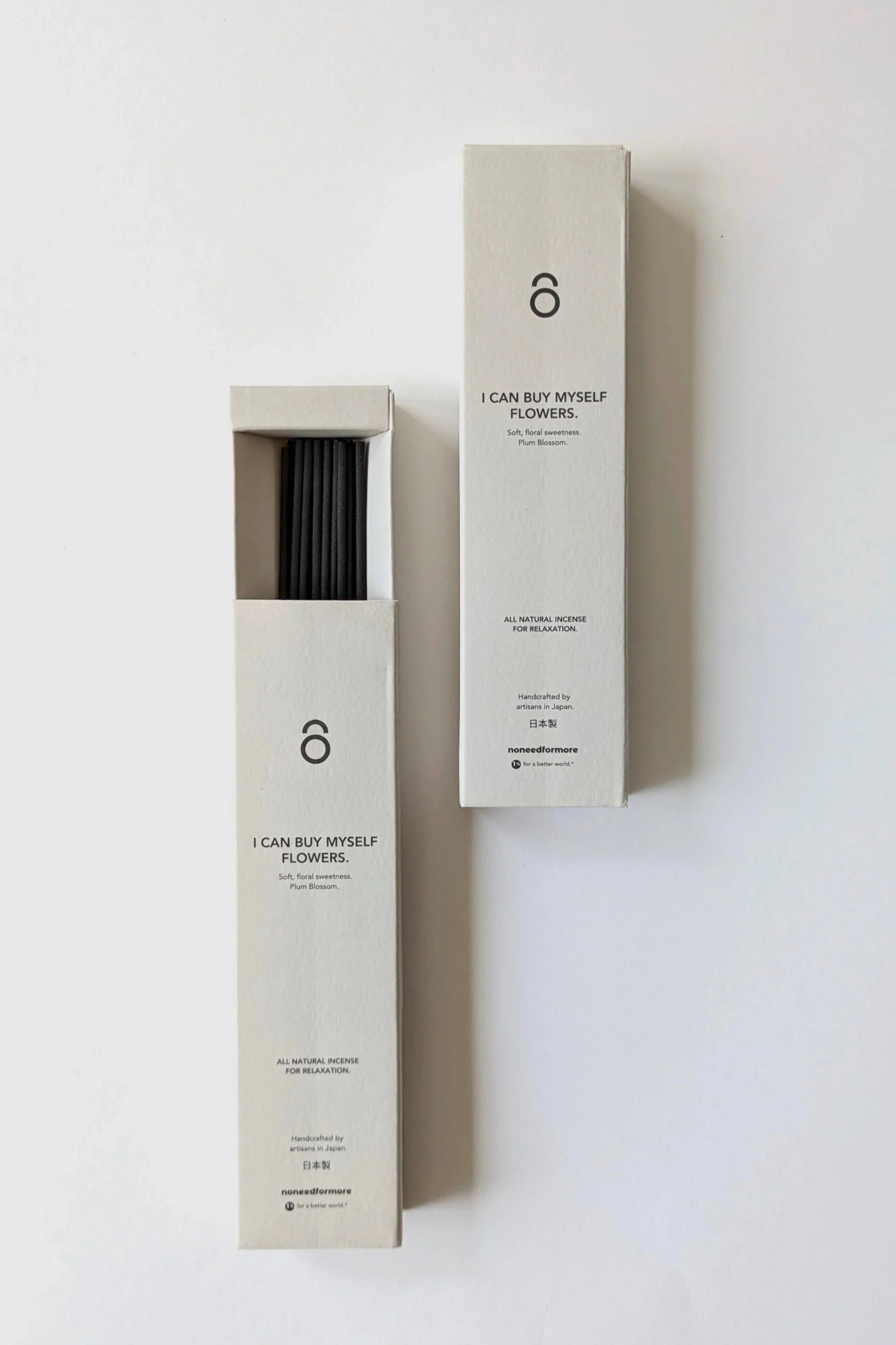 no need for more - Natürliche Räucherstäbchen - "I Can Buy Myself Flowers" - Pflaumenblüten