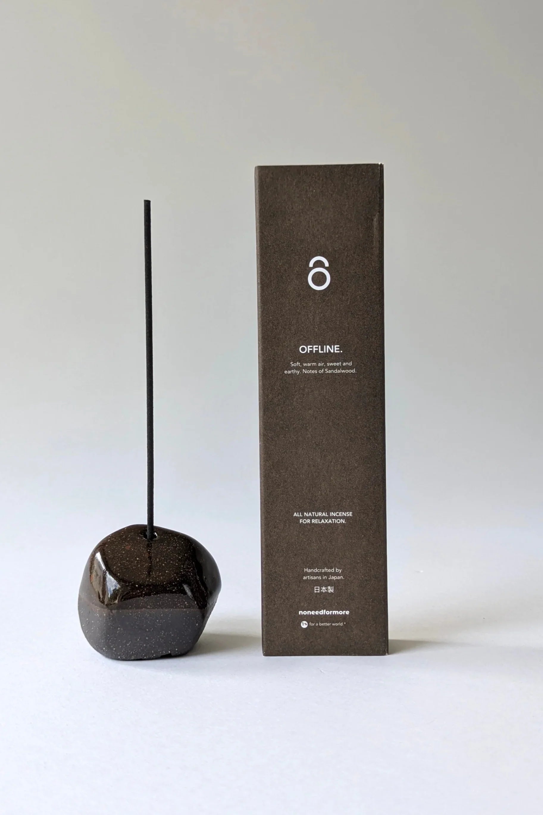 no need for more - Natürliche Räucherstäbchen - "Offline" - sanftes Sandelholz