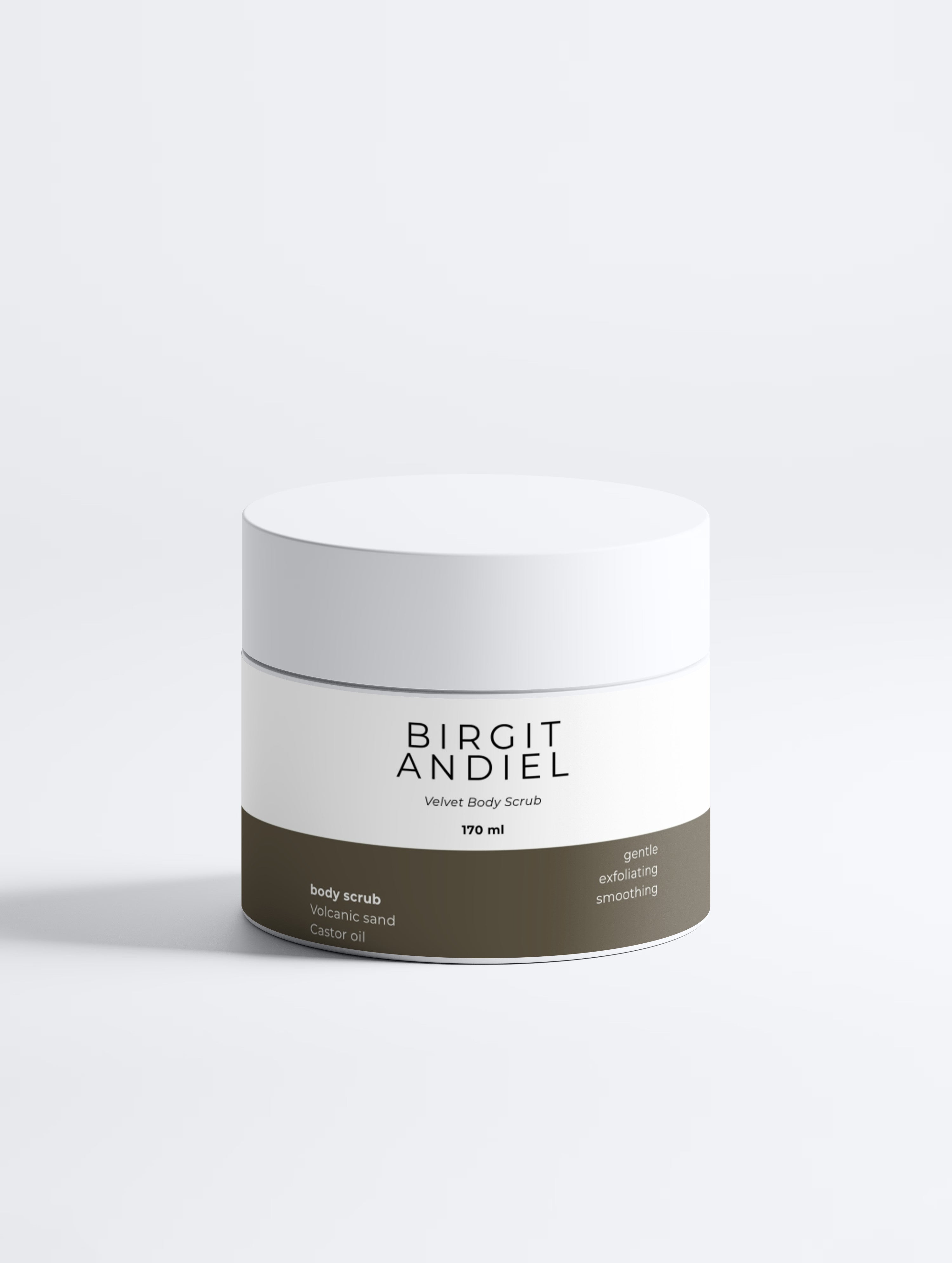 BIRGIT ANDIEL VELVET BODY Vulkansand Scrub für Gesicht & Körper 350gr